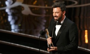 Ben Affleck with his Oscar for Argo