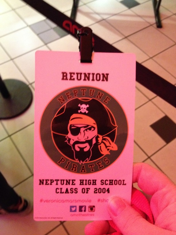 This lanyard signifies that the only high school reunion I've attended is one for a fake high school.